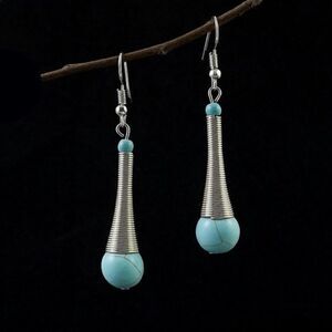 Turquoise Drop Earrings NWT